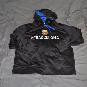 FC Barcelona Pullover Warmup Hoodie
